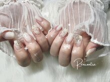 Rencontre 四谷三丁目駅【持ち込み・長さだし・フィルイン・パラジェルネイル対応店】/2月のアート