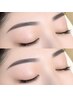 アイブロウWax＋美眉スタイリング（間引きカット&メイク仕上げ込み）¥3980