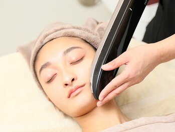 つくば整体院/施術風景　３D小顔フェイシャル