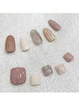 アイミーモア 国立店(aimer more)/ラメ×ニュアンスネイル