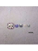ネム(nem.)/フット定額ネイル　7,150円