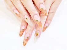 ネイルコレクション ベビーピンク(Baby Pink)/スカルプ放題☆べっ甲：アンバー