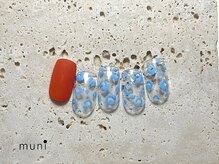 ムニネイル 心斎橋(muni NAIL)/定額60分アートコース/初回¥5900