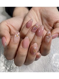 押し花ネイル