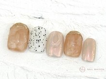 ネイルメゾン 池袋店(NAIL MAISON)/ニュアンスミラー￥7800