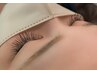 【オプション眉カット】まつ毛エクステ＋お手軽眉カット