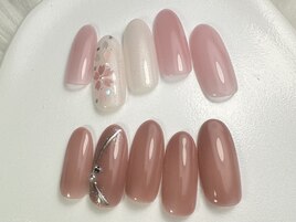 入学式上品ピンク♪人気春ネイル