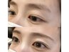 【人気】初めての方にも☆美眉Wax脱毛＋美目元パリジェンヌ¥11,450→¥9,900