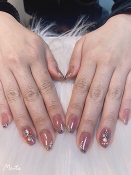 ユメ(YUME)/花フレンチネイル