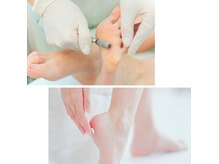 パールズ(PEARLS)の雰囲気（意外と見られる足裏…頑固な角質も滑らか潤う自慢の足に変身！）
