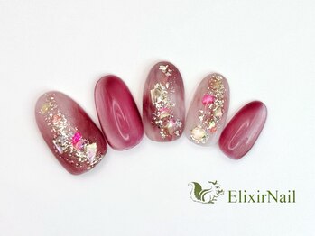 エリクサーネイル 西武新宿(Elixir Nail)/定額a シンプル/クーポン使用