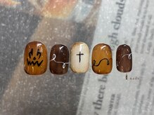 アイネイルズ 横浜EAST店(I-nails)/パンプキンフェイスネイル