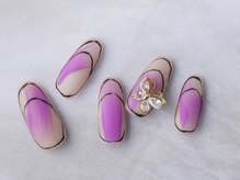 サンミーゴネイル 神戸店(Sunmego Nail)/人気☆囲みフレンチネイル