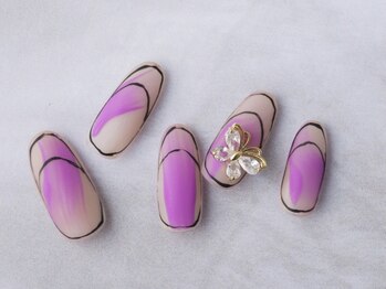 サンミーゴネイル 神戸店(Sunmego Nail)/人気☆囲みフレンチネイル