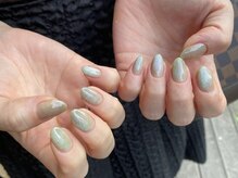 ネイルアルケー(Nail ARCHE)/爽やかマグネットネイル