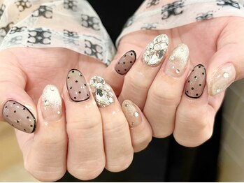 コダサンマルハチ(koda 308)/お持ち込みキラキラネイル