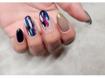 ネイルアンドリラクゼーション マーブル(MARBLE)/つけ放題¥7700