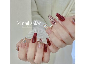 Mネイル/ツイード｜ホログラム