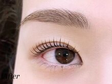 ミーナ 大財店(mina)/アイブロウWAX＋まつ毛パーマ上