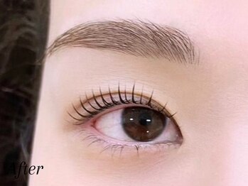 ミーナ 大財店(mina)/アイブロウWAX＋まつ毛パーマ上