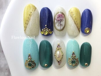 フローレスネイル(Flawless Nail)/【定額アート】8000円