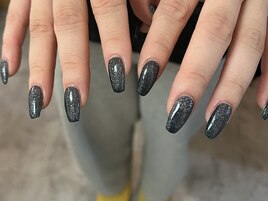 ブラックフラッシュネイル