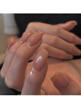 シェリーネイル 恵比寿(cherie nail)の写真/【恵比寿駅1分★】完全プライベートネイルサロン★モチが自慢！《シンプルネイルアート》は当店におまかせ!