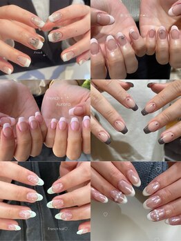 ネイルサロン スラッシュ(SLASH)/《AKI》フレンチネイル