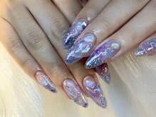 マシェリ(MA CHERIE)/長さだし氷ネイル