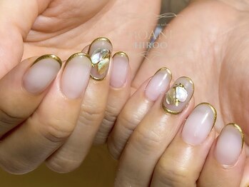 モアニ ヒロオ 渋谷店(MOANI Hiroo)/シェル×ゴールドで夏ネイル!