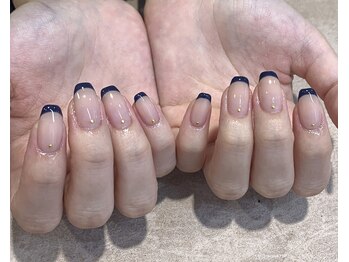 ネイビーフレンチk