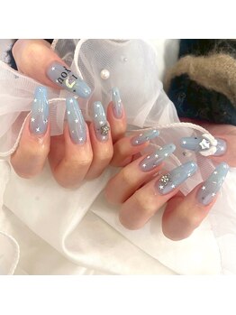 ベリーマチダ(very machida)の写真/【人気No1★ビジュー/パーツ系デザイン☆持ち込みアートコース¥9980】韓国ネイル,ワンホンネイルもお任せ！
