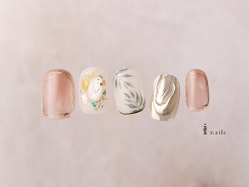 アイネイルズ 横浜EAST店(I-nails)/ニュアンスミラーネイル