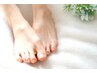 【足の爪】清潔感ある素の爪に◎　初回フットケアコース　９０分
