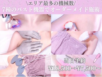 キアナ 横浜店(Kiana)の写真/【バストアップ実績1万人超】7種の機器×育乳マッサージ×姿勢ケア×腸ケアで貴方だけのオーダーメイド施術