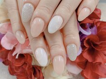 ダブルネイル(Double Nail)/【ほり】ふんわりデザイン