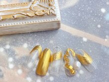 ネイルサロン&スクール ジーナ(GINA)/うねうねミラーネイル