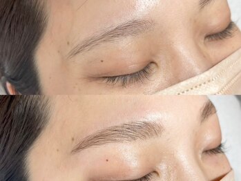 シアンカ 横浜関内店(SIANQCA)の写真/《印象を変える眉毛》ハリウッドブロウリフト採用*"毛流れ矯正"で少ない眉毛/硬い眉毛も自由自在◎[関内]