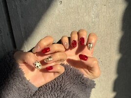 ハートホロネイル