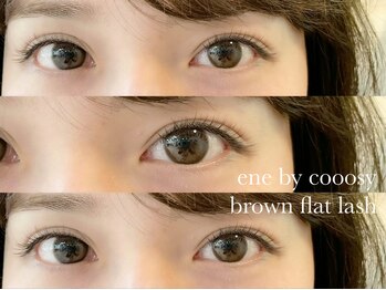 エネ(eNe)/brown flat lash