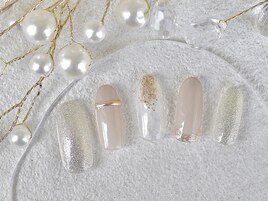 シンプルニュアンスネイル