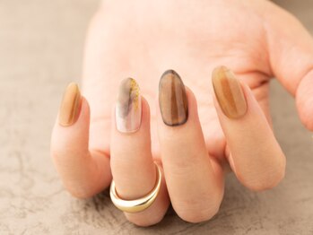 ヴァンネイル(VINGT NAIL nail&eye beauty)/秋ニュアンスネイル