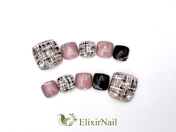 エリクサーネイル 神田(Elixir Nail)/フットやり放題/クーポン使用