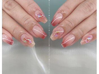 ココナッツネイル/春ネイル