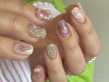 pinkキュートな持込デザイン