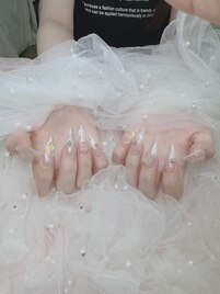 長さ出しネイル