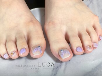 ネイルアトリエルカ(nail atelier LUCA)/W-318 パープル人魚のしっぽ