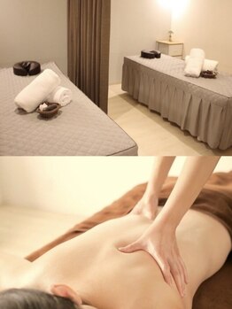 アジオ 三ノ宮駅前店(AGIO)の写真/《一緒に施術を受けられるペアルームが人気》極上の経絡アロマリンパマッサージで全身の疲れ＆むくみ解消！