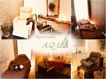 アクア(AQUA)の雰囲気(自然を感じさせるリゾートホテルのような店内です。)