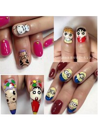 キャラクターネイル